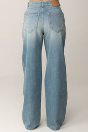 Twin-set Jeans con Strass All Over 252TT2270 DENIM CHIARO