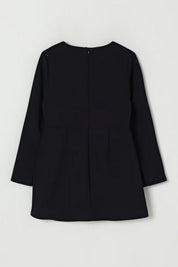 Elisabetta Franchi La mia Bambina Abito In Crepe con Tasche Profilate EFAB6230GA085.D748