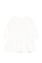 Elisabetta Franchi La mia Bambina Abito In Felpa con Ricamo Ef ENAB0650FF002.0004