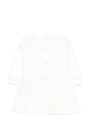 Elisabetta Franchi La mia Bambina Abito In Felpa con Ricamo Ef ENAB0650FF002.0004