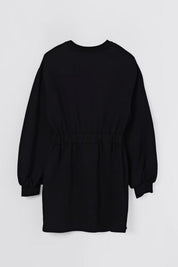 Elisabetta Franchi La mia Bambina Abito In Felpa con Ricamo Logo e Maxi EFAB6350FF002.N000