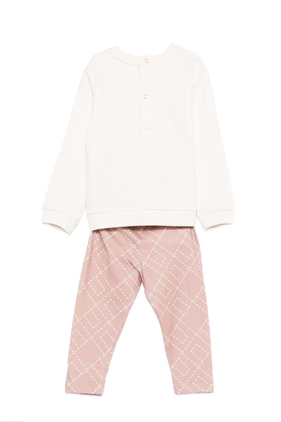 Elisabetta Franchi La mia Bambina Completo felpa e leggings con stampa logo ENCD1070FF002.D687