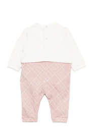 Elisabetta Franchi La mia Bambina Tutina In Felpa con Pantalone In Jersey ENTU1410FF002.D687