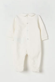 Elisabetta Franchi La mia Bambina Tutina In Felpa con Ricamo Ef ENTU1390FF002.0004