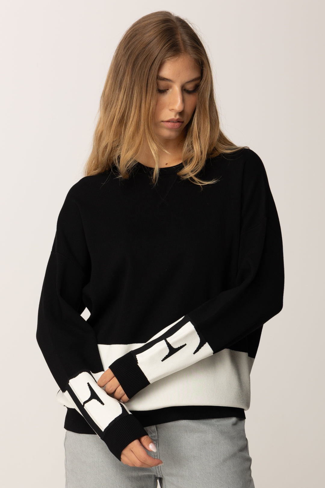 Viscose Shirt with Contrast Bands