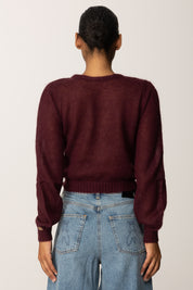 Twin-set Maglia Coprispalle In Misto Mohair 252TP3525 WINETASTING