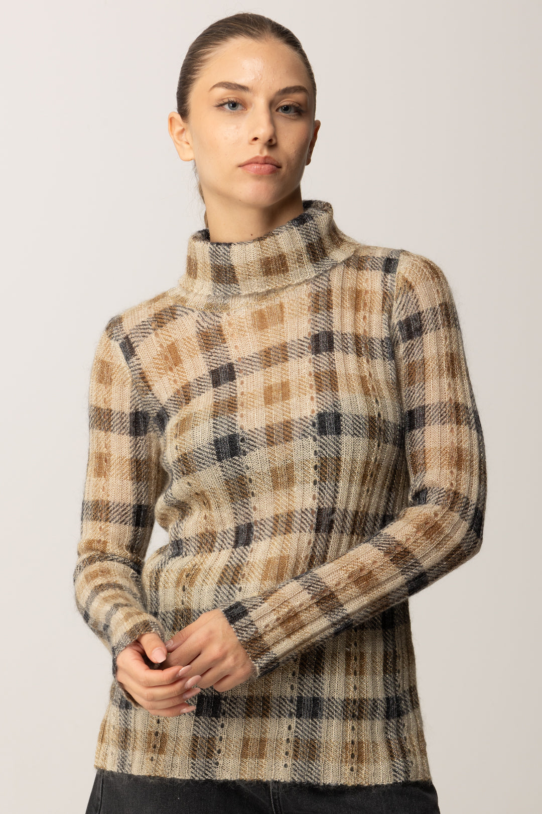 Twin-set Woman Sweater In Mohair Blend with Print 252TT3490 ST