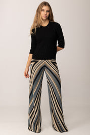 Akep Maglia Logo Lurex MGKD11034 NERO