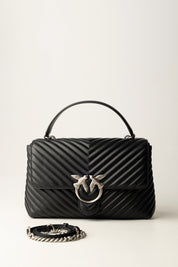 Maxi Lady Bag con Motivo a Chevron 100042 A0GK Pinko