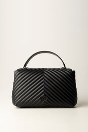 Maxi Lady Bag con Motivo a Chevron 100042 A0GK Pinko