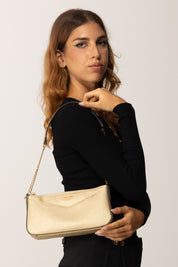 Twin-set Mini Bag con Catena Effetto Saffiano 252TB7033 ORO