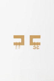 Elisabetta Franchi Orecchini Cc con Charms Logo OR03K56E2 ORO GIALLO