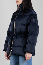 Doudoune avec cordon de serrage à la taille