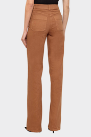 Jeans Slim a Vita Alta con Tasche Gioiello