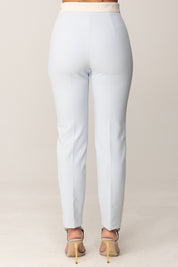 Elisabetta Franchi Pantaloni Bicolor con Charms PAT0156E2 STARLIGHT/MILK