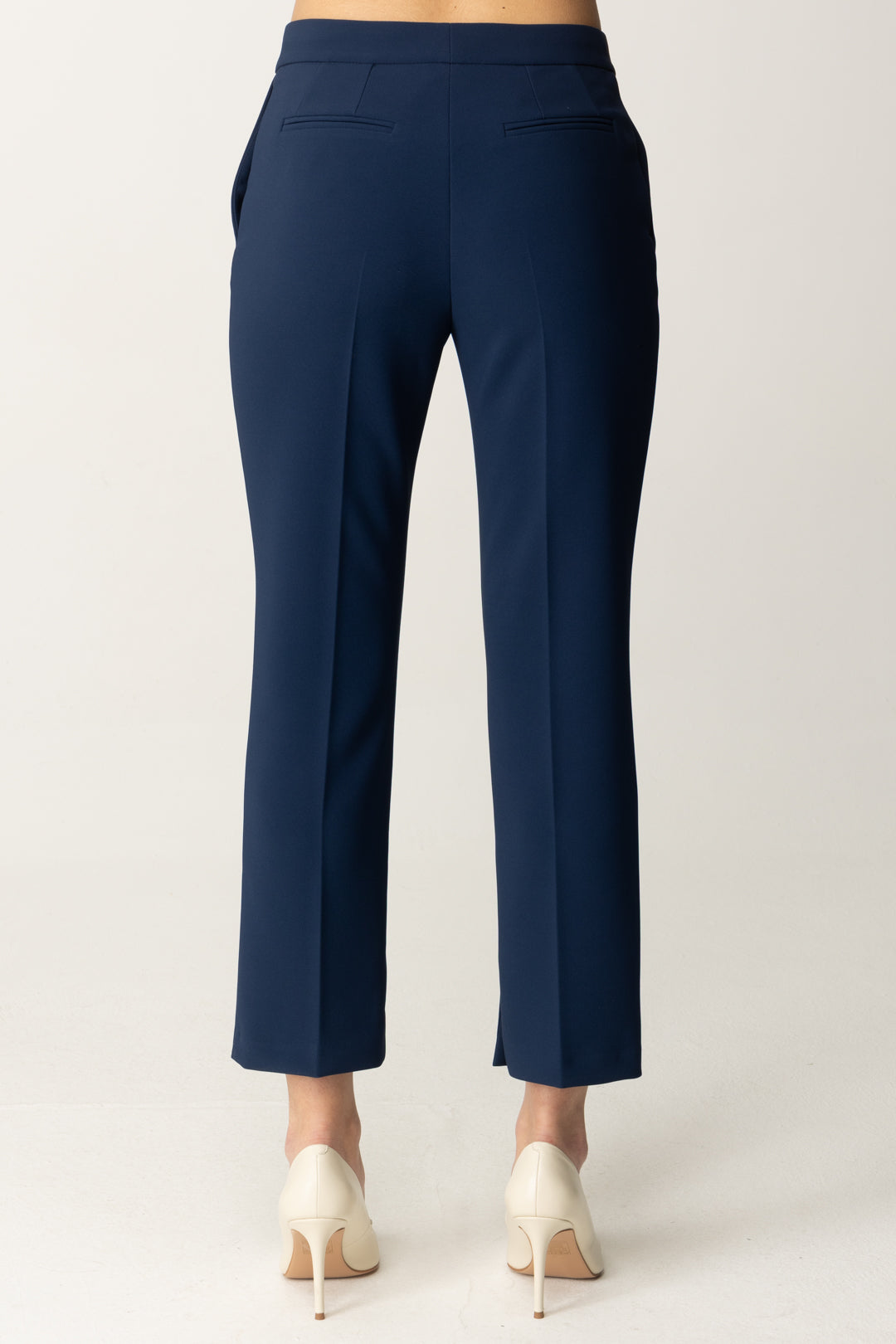Elisabetta Franchi Woman Crepe Pants with Slits PA09852E2
