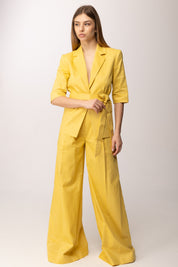 Twinset Pantaloni in misto lino con lurex 261AT2073 ARGAN LUREX