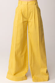 Twinset Pantaloni in misto lino con lurex 261AT2073 ARGAN LUREX
