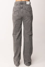 Patrizia Pepe Jeans Regular Fit Vita Alta In Denim Lavato 8P0487 D1WZN MEDIUM GREY