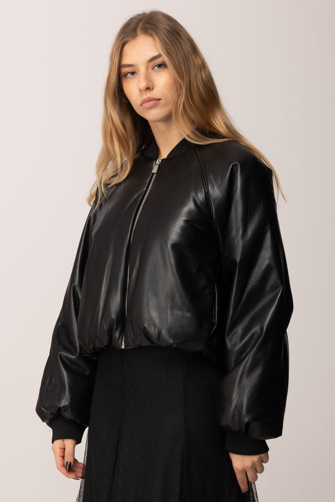 Pinko Bomber Corto In Tessuto Spalmato 105372 A2P4 Z99