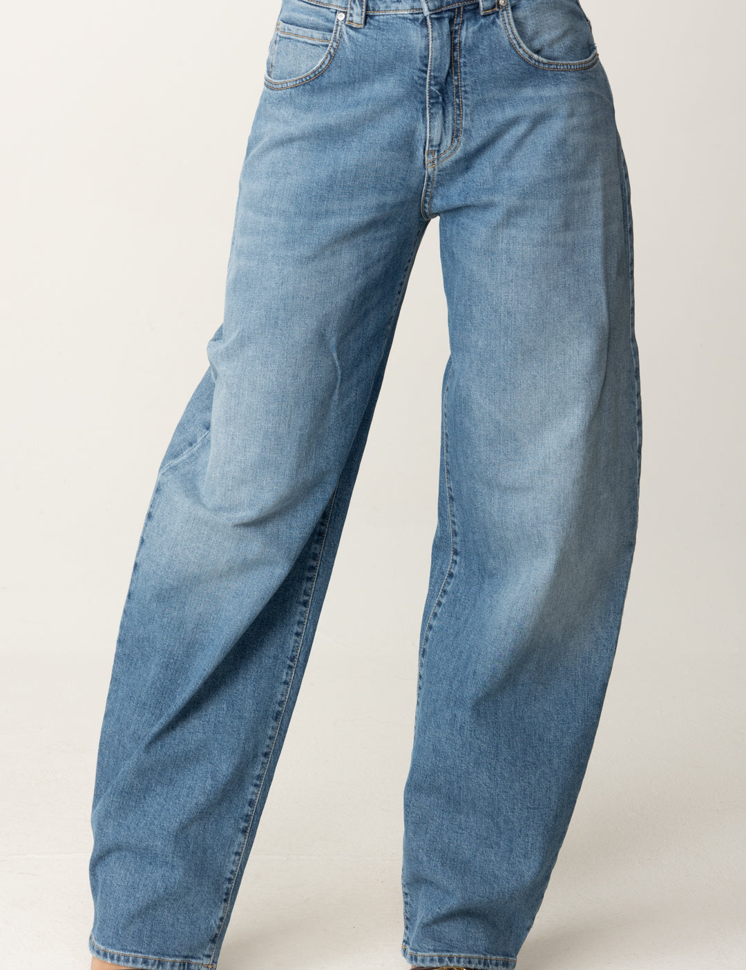 Pinko Jeans a Gamba Larga 103180-A2HG-PJE-lavaggio-chiaro 
