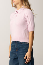 Twin-set Polo In Maglia 252TT3182 PINK LAVENDER