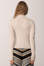 Akep Polo a Costine MGKD11036 ECRU'