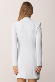 Elisabetta Franchi Robe Manteau Asimmetrico con Dettagli Smoking STARLIGHT AB80356E2