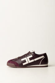 Sneakers In Pelle con Dettaglio Logo
