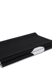 Pinko Sciarpa con Logo Lettering In Misto Lana 105988 A2Z5 ZZ2 NERO/BIANCO