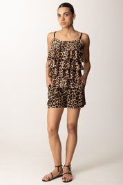 Khloefemme Shorts Maculato con fusciacca 27326 MACULATO