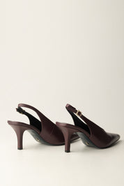 Patrizia Pepe Slingback a Punta con Tacco Medio 8Z0107 L166 PURPLE RED