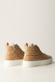 Elisabetta Franchi La mia Bambina Sneakers Alte in Vernice F4A9-E0359-1851C007 HONEY