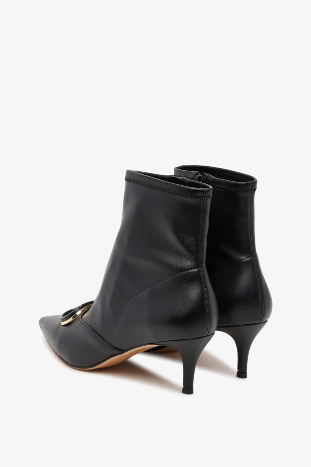 Twinset Stivaletti alla caviglia effetto pelle 252TCP034 NERO