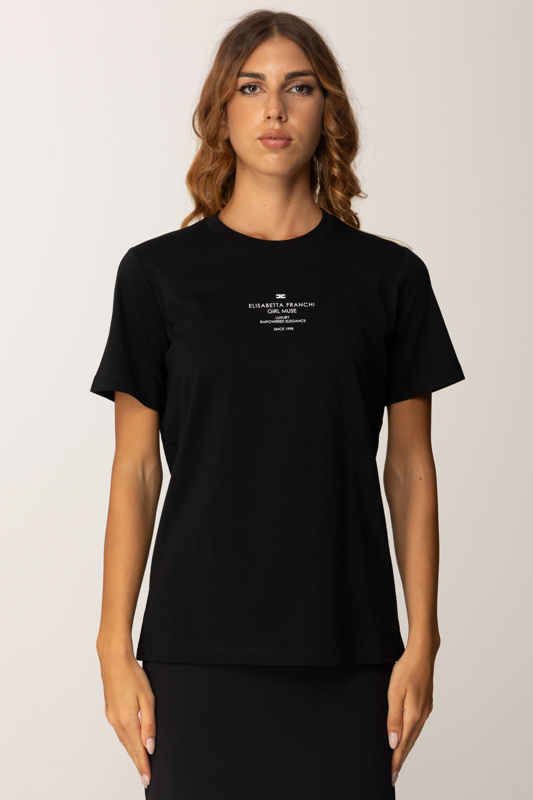 Clothing T Shirt Elisabetta Franchi Con Logo Elisabetta Franchi