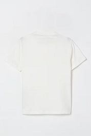 Elisabetta Franchi La mia Bambina T-shirt con Ricamo Logo e Lettering EFTS2500JE006.0004