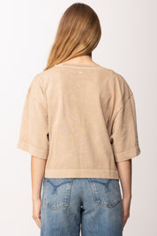 Pinko T-shirt over con logo ricamato 106497 A36T C36