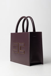 Elisabetta Franchi Tote Piccola con Logo Cc BS33A56E2 MERLOT