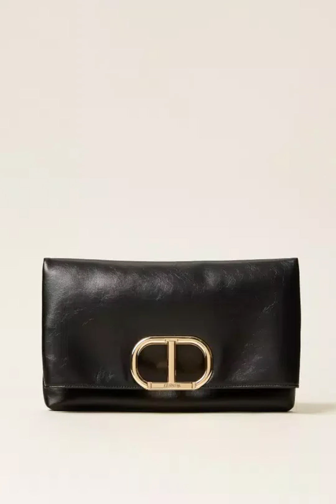 Twinset Tote piatta con manico Oval T 252TD8090 NERO