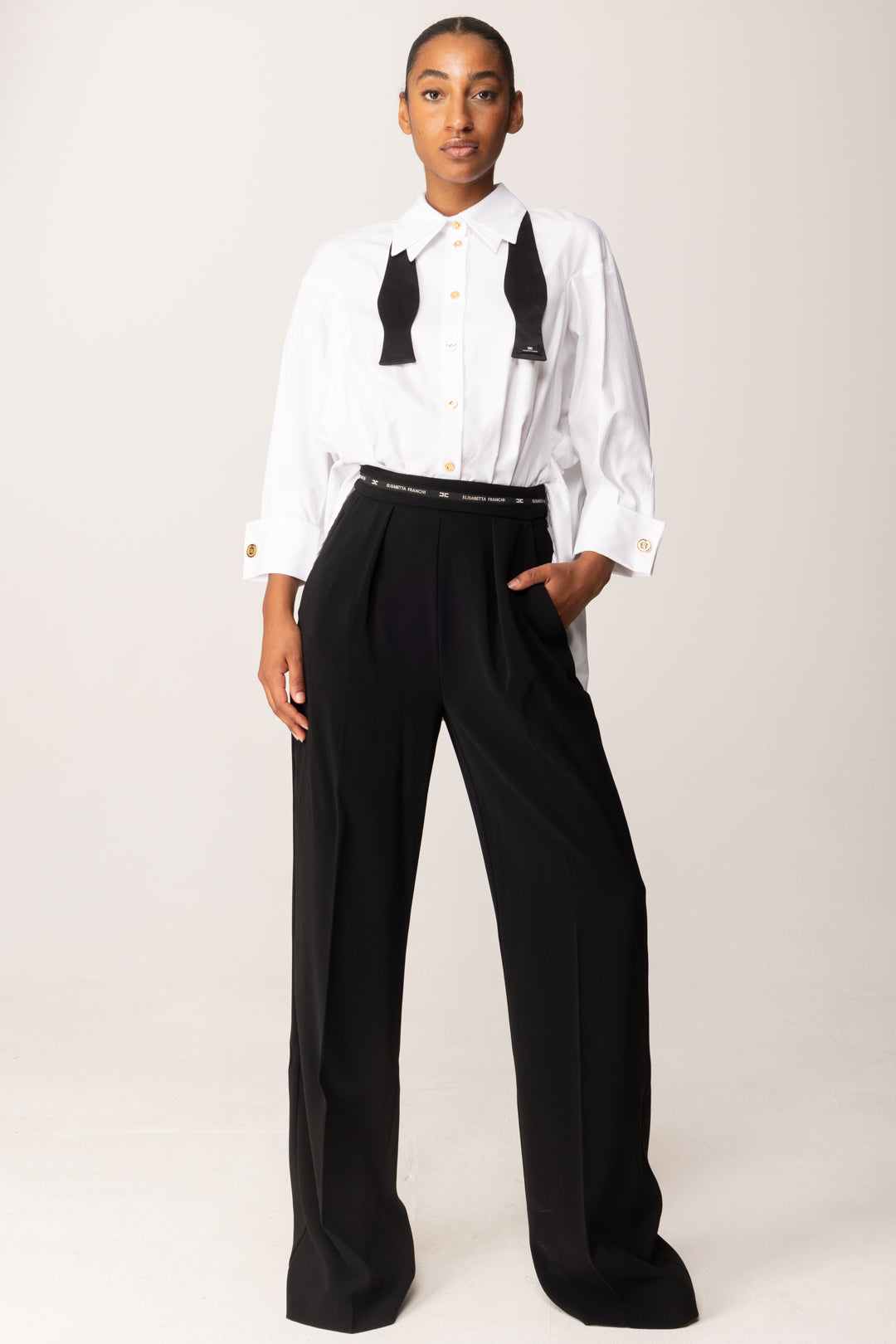 Tuta Elegante Tuta Bicolore Elisabetta Franchi Franchi Tuta