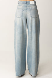 Twin-set Jeans a Palazzo Lavaggio Chiaro 251TT2260 DENIM CHIARO