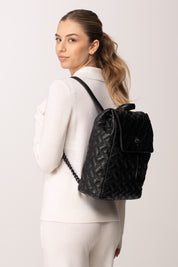 Kurt Geiger Zaino Kensington Effetto Intrecciato 1268900109 BLACK