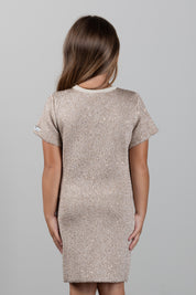 Elisabetta Franchi Bambina Aabito con Paillettes All-over EFAB688CFL158.2099