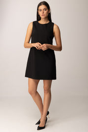 Khloe Femme Abito a Sacchetto con Banda Laterale In Pizzo BLACK