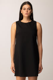 Khloe Femme Abito a Sacchetto con Banda Laterale In Pizzo BLACK