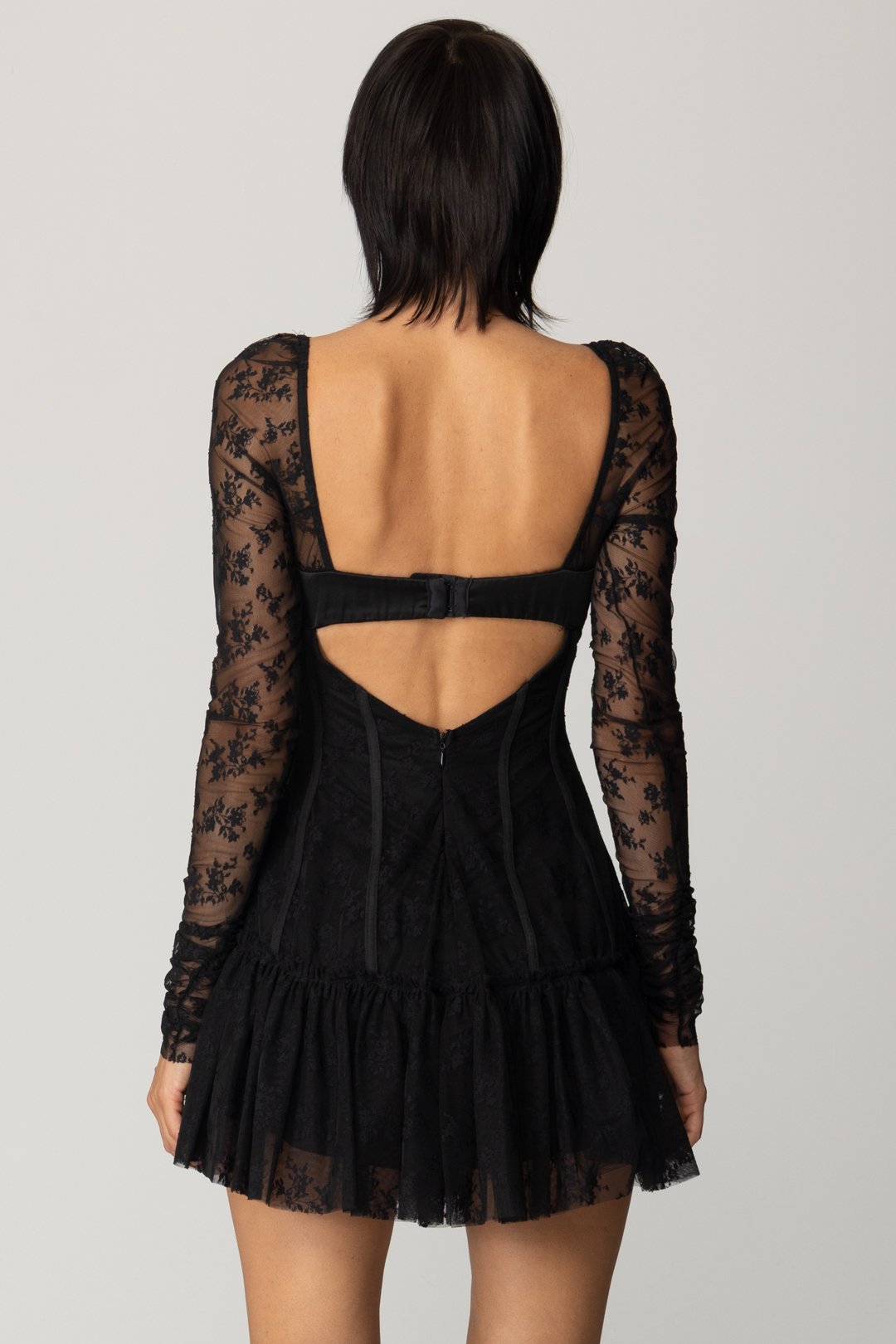 Tulle Bustier Dress Aniye By Vestito Pizzo Nero ABITO NERO IN