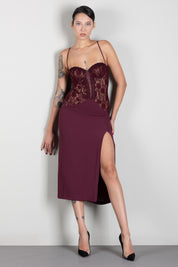 Aniye By Abito Bustier Thalia 181339 RUBY NOIR :AI26