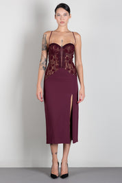 Aniye By Abito Bustier Thalia 181339 RUBY NOIR :AI26