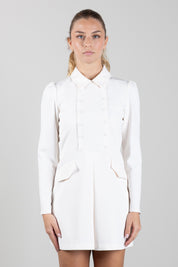 Elisabetta Franchi Bambina Abito Chemisier In Crêpe con Doppia Bottonatura EFAB6820GA022.0067
