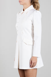 Elisabetta Franchi Bambina Abito Chemisier In Crêpe con Doppia Bottonatura EFAB6820GA022.0067